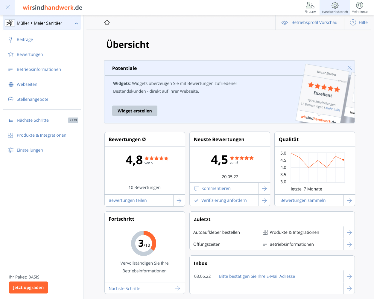 Darstellung relevanter Metriken in einem Dashboard (ongoing) Darstellung relevanter Metriken in einem Dashboard (ongoing)